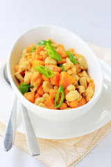 木瓜鸡丁的做法