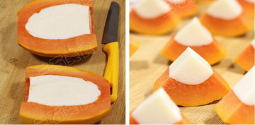 木瓜牛奶冻步骤9-10