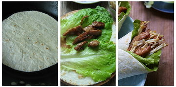 西班牙猪肉卷饼的做法步骤7-8