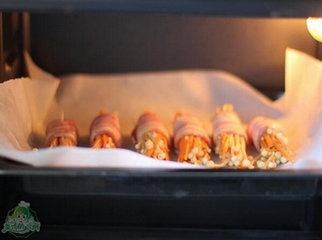 金针菇胡萝卜培根卷的做法步骤7