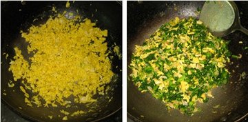 小白菜虾皮鸡蛋馅饼步骤1-2