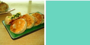 小白菜虾皮鸡蛋馅饼步骤7