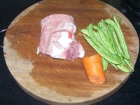 肉沫四季豆的做法步骤1