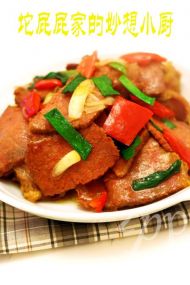 回锅牛肉的做法步骤7