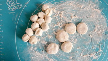 梅干菜糯米烧麦的做法步骤9