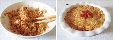 黄花枸杞蒸瘦肉步骤7-8