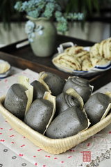 黑芝麻酱刀切馒头