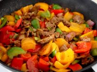 彩椒牛肉的做法步骤11