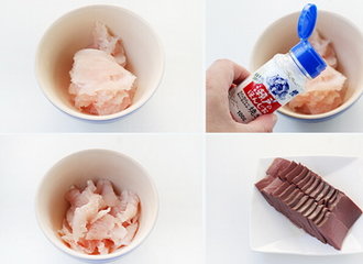 海皇鸭血烩鱼片的做法步骤1