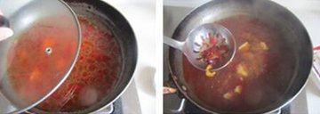 韭菜鸭血魔芋粉步骤5-6