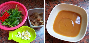 韭苔牛杂步骤1-2