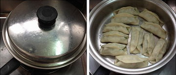 猪肉韭菜锅贴步骤15-16