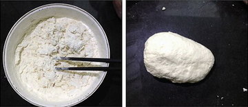 猪肉韭菜锅贴步骤3-4