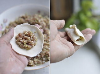 西葫芦锅贴步骤16-17