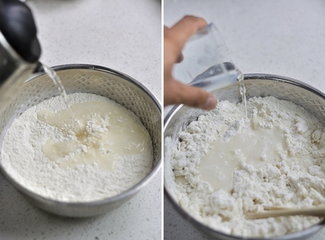 西葫芦锅贴步骤3-4