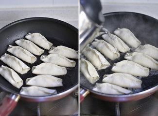 西葫芦锅贴步骤18-19