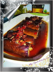 剁椒肉末蒸茄条的做法步骤9