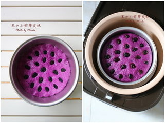 黑加仑紫薯发糕的做法步骤3-4