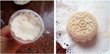 紫薯冰皮月饼的做法步骤11-12