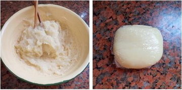 紫薯冰皮月饼的做法步骤5-6