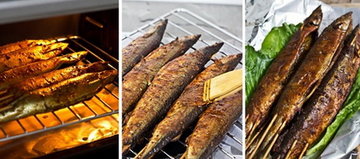 孜然辣烤秋刀鱼的做法步骤4-6