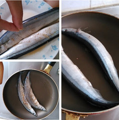 煎秋刀鱼步骤4-6