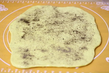 南瓜椒盐花卷的做法步骤4