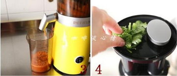 双色菜汁花卷的做法步骤3-4