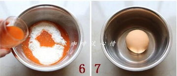 双色菜汁花卷的做法步骤6-7