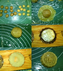 广式莲蓉蛋黄月饼的做法步骤3