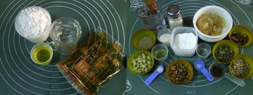 广式五仁瑶柱月饼的做法步骤1