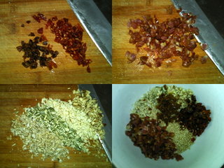 广式香肠月饼的做法步骤1-4