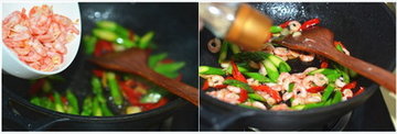 北极虾仁炒芦笋步骤7-8