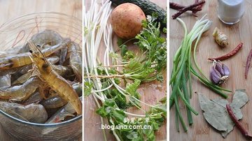 干锅香辣虾原料