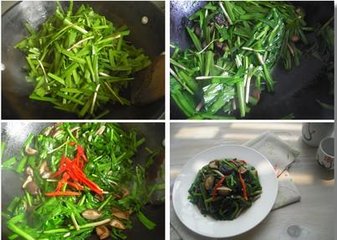 春韭炒香菇怎么做