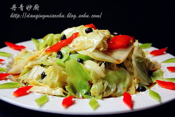 手撕包菜的做法