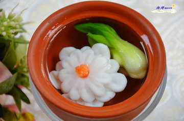 清汤鱼芙蓉步骤11