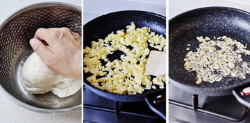 韭菜盒子的做法步骤1-3