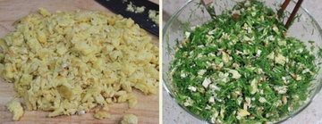 茴香鸡蛋菜盒子的做法步骤2