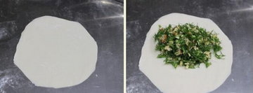 茴香鸡蛋菜盒子的做法步骤4