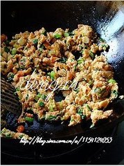 简单版虾酱炒鸡蛋步骤3