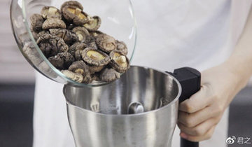 破壁机做香菇粉2