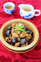 清真菜谱：墨鱼干烧鸡1