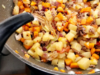 时蔬牛肉末一锅炖8