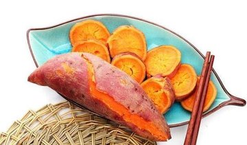 辅助食疗贫血，除湿气：红薯红豆粥1