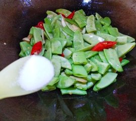 扁豆角的做法9