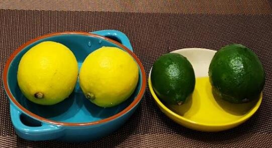 青柠檬和黄柠檬