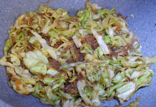 圆白菜炒粉丝9