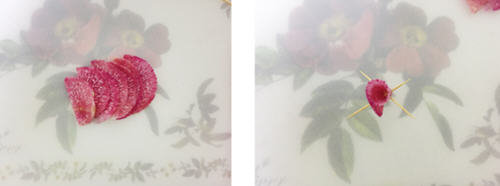 整合6种家常蔬菜摆盘花样图切法11