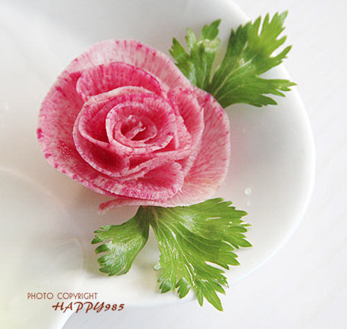 整合6种家常蔬菜摆盘花样图切法14